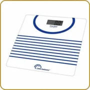 Balança digital para casa de banho Little Balance 8655 Azul/Branco 180 kg Balanças - nacloset 2
