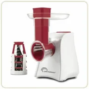 Trituradora de legumes Little Balance Easy Veggie Branco Vermelho Plástico Cozinha | Gourmet - nacloset
