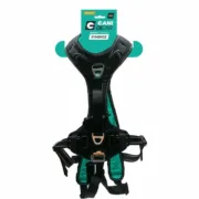 Arnês para Cães SYMBIOZ Preto XXS Animais de Estimação - nacloset