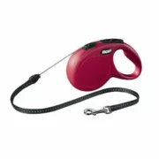 Trela para Cães Flexi New Classic Vermelho S Animais de Estimação - nacloset