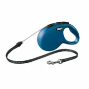 Trela para Cães Flexi New Classic 5 m Azul Tamanho S Animais de Estimação - nacloset