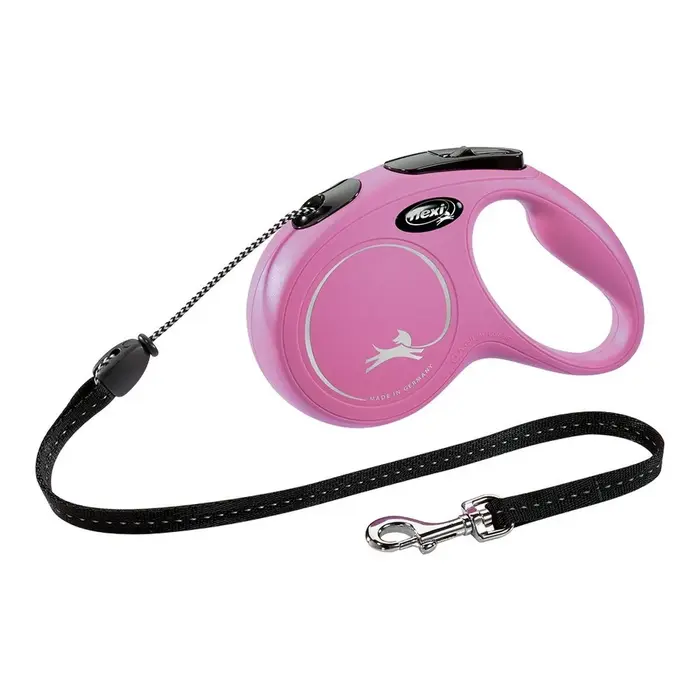 Trela para Cães Flexi NEW CLASSIC Cor de Rosa S Animais de Estimação - nacloset 2