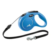 Trela para Cães Flexi NEW CLASSIC Azul Tamanho M 5 m Animais de Estimação - nacloset