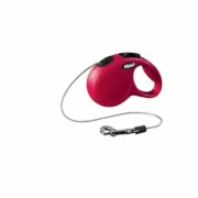 Trela para Cães Flexi New Classic 8 m Vermelho Tamanho S Animais de Estimação - nacloset