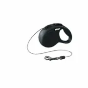 Trela para Cães Flexi New Classic 8 m Preto Tamanho S Animais de Estimação - nacloset