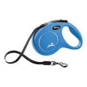 Trela para Cães Flexi NEW CLASSIC 3m Azul Tamanho XS Animais de Estimação - nacloset