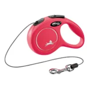 Cat Leash Flexi NEW CLASSIC Vermelho Tamanho XS Animais de Estimação - nacloset