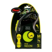 Trela para Cães Flexi NEW CLASSIC NEON 5 m Tamanho S Animais de Estimação - nacloset 2
