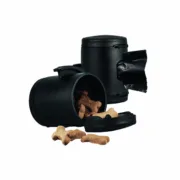 Dispensador de Sacos para Cães Flexi Multibox Cinzento Plástico Snacks Animais de Estimação - nacloset