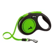 Trela para Cães Flexi NEW NEON 5 m Tamanho M Verde Animais de Estimação - nacloset