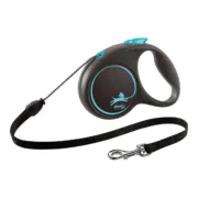 Trela para Cães Flexi BLACK DESIGN 3 m Azul XS Animais de Estimação - nacloset