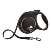 Trela para Cães Flexi BLACK DESIGN 5 m Tamanho S Silver Animais de Estimação - nacloset