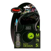 Trela para Cães Flexi BLACK DESIGN 5 m Azul Tamanho M Animais de Estimação - nacloset 2