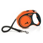 Trela para Cães Flexi XTREME 5 m Laranja Tamanho L Animais de Estimação - nacloset