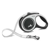 Trela para Cães Flexi New Comfort Preto black Tamanho XS (3 m) Animais de Estimação - nacloset
