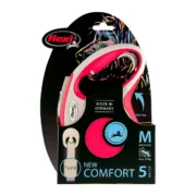 Trela para Cães Flexi NEW COMFORT 5 m Vermelho Tamanho S Animais de Estimação - nacloset 2