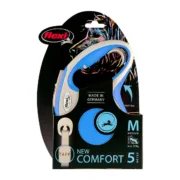 Trela para Cães Flexi NEW COMFORT 5 m Azul Tamanho S Animais de Estimação - nacloset 2