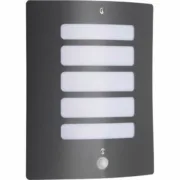 Luz de Parede Brilliant Todd Exterior Detetor de Movimento Antracite Metal 60 W E27 Casa | Jardim - nacloset