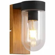 Luz de Parede Brilliant Preto Metal E27 Casa | Jardim - nacloset
