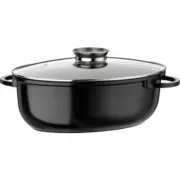 Caçarola com Tampa GSW 410571 noir Alumínio 8 L Cozinha | Gourmet - nacloset
