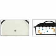 Caçarola com Tampa GSW Cinzento Creme Aço inoxidável Ø 30 cm Cozinha | Gourmet - nacloset 2