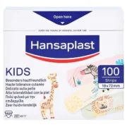 Pensos Infantis Hansaplast HP KIDS 100 Unidades Conjunto de primeiros-socorros - nacloset 2