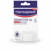 Apósitos Esterilizados Hansaplast Hp Sensitive XL 5 Unidades Conjunto de primeiros-socorros - nacloset