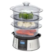 Vaporizador de ar quente para alimentos Clatronic DG 3547 inox Preto Transparente 800 W Cozinha | Gourmet - nacloset