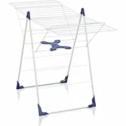 Estendal Leifheit 81408 CLASSIC 200 Flex Aço Polipropileno Plástico Azul Branco 20 m Casa | Jardim - nacloset