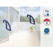 Estendal Leifheit Classic 70 Para pendurar em varanda Branco Casa | Jardim - nacloset 2