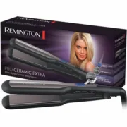 Ferro de Cabelo Remington Pro Ceramic Extra S5525 110 mm Preto Alisadores - nacloset