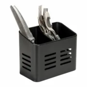 Cesto para talheres Wenko Susie 55098100 Preto mate Metal Casa | Jardim - nacloset 2
