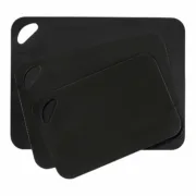 Conjunto de tábuas de cortar Wenko 55055100 Preto Plástico (3 Peças) Cozinha | Gourmet - nacloset 2