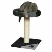 Arranhador para Gatos Trixie Preto/Cinzento Sisal 52 cm Animais de Estimação - nacloset