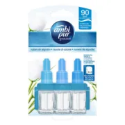 Recargas de Ambientador Elétrico Ambi Pur 3Volution Nubes de Algodón 20 ml Ambientadores elétricos - nacloset