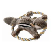 Peluche para cães Hunter Wildlife Train Com corda Esquilo (30 cm) Animais de Estimação - nacloset