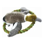 Peluche para cães Hunter Wildlife Train Com corda Pato (26 cm) Animais de Estimação - nacloset