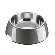 Comedouro para Cão Hunter Cinzento 350 ml Aço inoxidável Animais de Estimação - nacloset 2