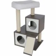Arranhador para Gatos Kerbl Cinzento Branco/Preto Sisal Animais de Estimação - nacloset