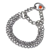 Coleira para Cães Hs Sprenger Prateado 2 mm Duplo Elos (30 cm) Animais de Estimação - nacloset