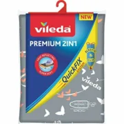 Capa para Tábua de Passar a Ferro Vileda 172217 Azul Verde Cinzento Estampado 2 em 1 Premium Casa | Jardim - nacloset 2