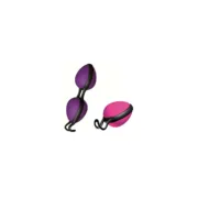 Kit de Treino Weighted Kegel Joydivision Secret Cor de Rosa Preto Violeta Bolas chinesas - nacloset