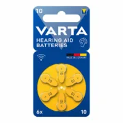 Pilha para aparelho auditivo Varta Hearing Aid 10 PR70 6 Unidades Cintos Vibratórios e Eletroestimuladores - nacloset