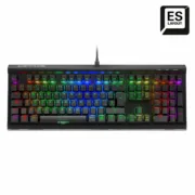 Teclado Gaming Sharkoon SKILLER SGK60 RGB Preto Qwerty espanhol Informática | Gaming - nacloset