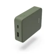 Powerbank Hama FABRIC10 10K Verde 10000 mAh Eletrónica | Telefones e Tablets - nacloset