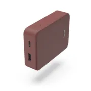 Powerbank Hama FABRIC10 Vermelho 10000 mAh Eletrónica | Telefones e Tablets - nacloset