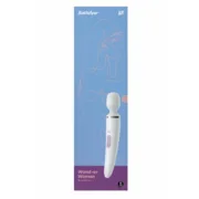 Massageador Varinha Satisfyer Wand-er Woman Branco XXL Sexshop - nacloset 2