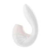 Vibrador Dupla Estimulação Satisfyer Supernova Branco Sexshop - nacloset 2