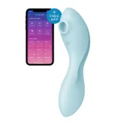 Succionador de clítoris Satisfyer Cruvy Trinity 5+ Azul Sexshop - nacloset