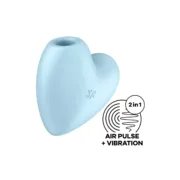 Succionador de clítoris Satisfyer Cutie Heart Azul Sexshop - nacloset 2